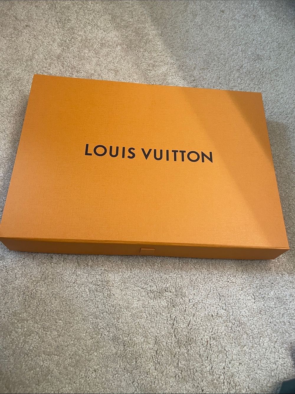 Louis Vuitton gifting or storage box with ribbon